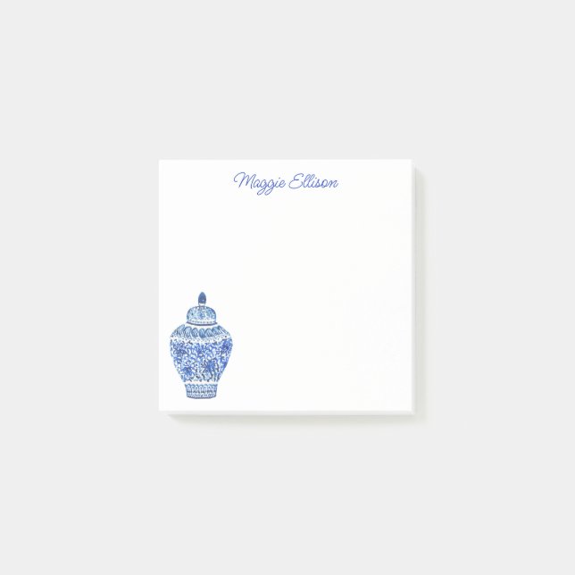 Post-it® Chinoiserie Aquarelle Ginger Jar (Devant)