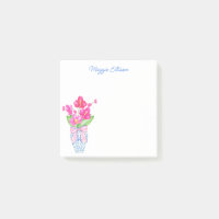 Chinoiserie Aquarelle Orchidées Ginger Jar