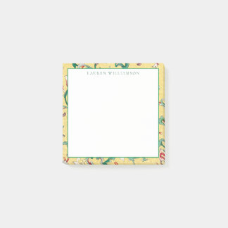 Post-it® Chinoiserie classique jaune et verte Notes post-it