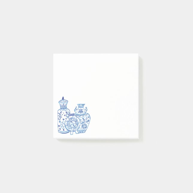 Post-it® Chinoiserie Ginger Jar Post-It Notes (Devant)