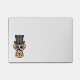 Post-it® Chiot de fantaisie mignon avec le monocle et le