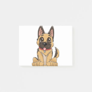Post-it® Chiot mignon allemand