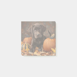 Post-it® Chocolat Labrador Retriever Automne