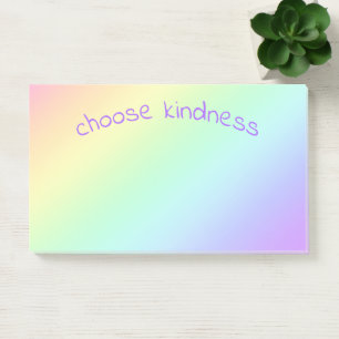Post-it® Choisissez le dégradé arc-en-ciel de Kindnessl