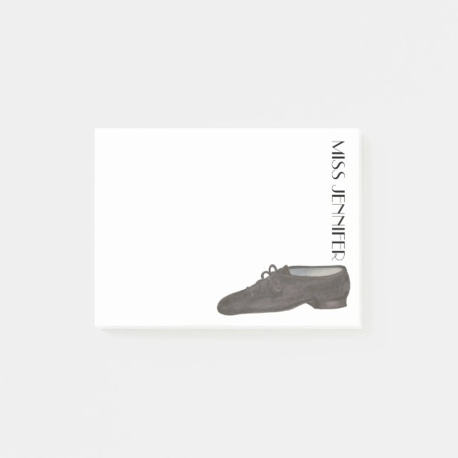 Post-it® Chorégraphe de danse de chaussures de jazz personn (Devant)