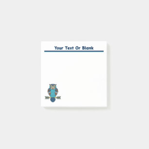 Post-it® Chouette d'art populaire nordique