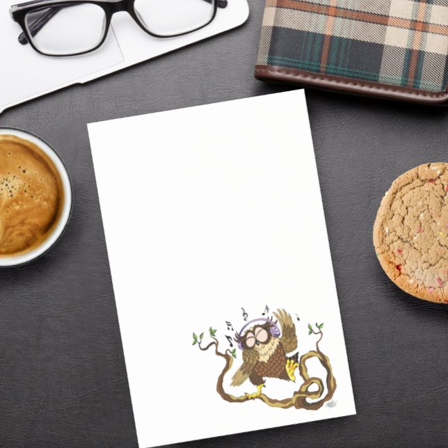 Post-it® Chouette de musique (Créateur téléchargé)