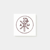 Christogramme sacré Chi-Rho Beaux-Arts