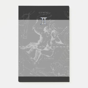 Post-it® Chrome comme Gemini Zodiac Symbole sur Hevelius