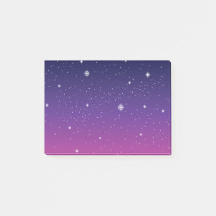 Post-it® Ciel nocturne étoilé pourpre foncé