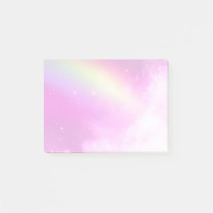 Post-it® Ciel rose avec Citron jaune arc-en-ciel