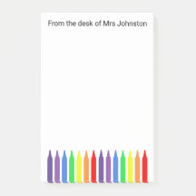 Cire crayons, à partir du bureau de, les enseignan