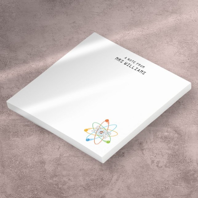 Post-it® Citation de science amusante personnalisée UP ET A (Custom UP AND ATOM Funny Science Quote Post-it Notes)