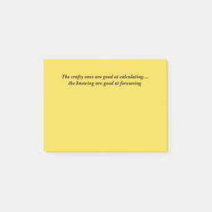 Post-it® Citation sage sur les notes collantes