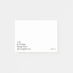 Post-it® Citations bibliques inspirantes Phil 4:13
