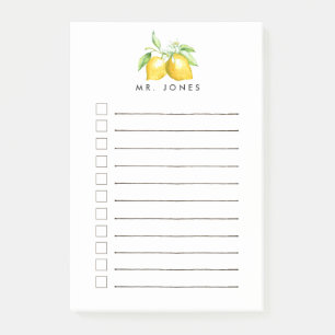 Post-it® Citron Frais Personnalisé À Faire
