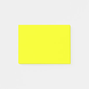 Post-it® Citron Jaune Arrière - plan Couleur Personnaliser 