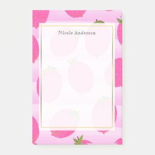 Post-it® Citronnade Citrons Roses Fruits d'Été Lumineux Amu