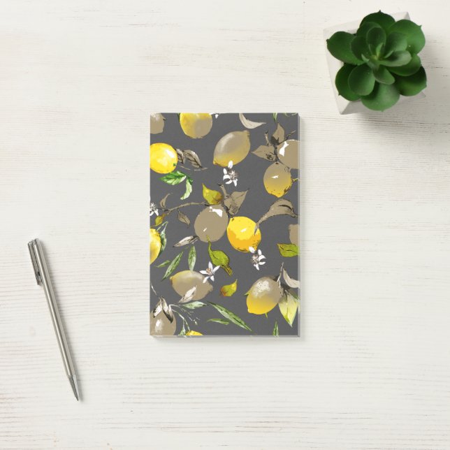 Post-it® citrons d'aquarelle 35 (Bureau)