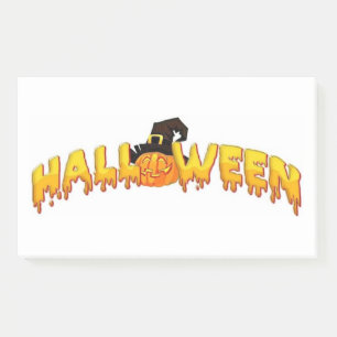 Post-it® citrouille de sorcière d'Halloween