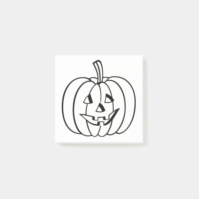 Post-it® Citrouille Jack-O-Lanterne pour l'Halloween (Devant)