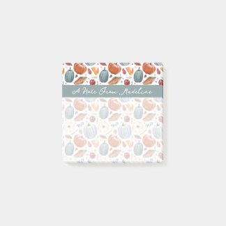 Post-it® Citrouilles d'automne et feuilles d'automne Motif