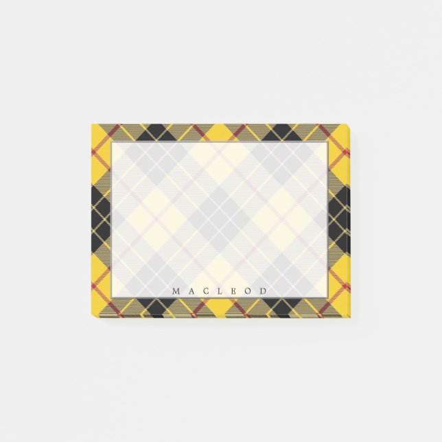 Post-it® Clan écossais majestueux MacLeod de tartan de (Devant)