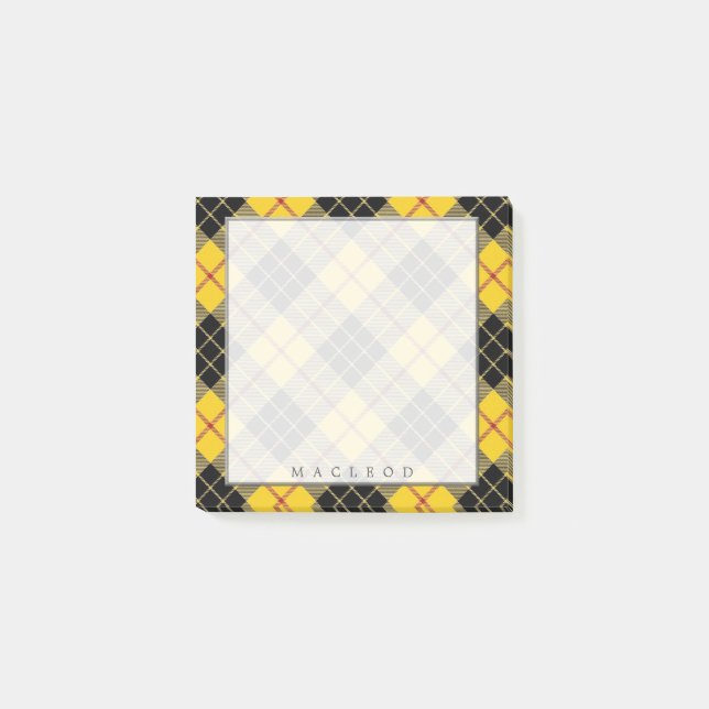 Post-it® Clan écossais majestueux MacLeod de tartan de (Devant)