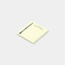 Post-it® Clarinet Music Teacher Band Musicien
