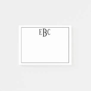 Post-it® Classic Black and White Post it Notes