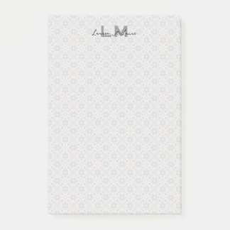 Post-it® Classic Spanish Tile Monogram Stationery