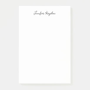 Post-it® Classique Minimaliste Professionnel Noir & Blanc