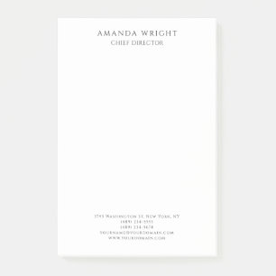 Post-it® Classique Plain Attrayant Élégant Entreprise