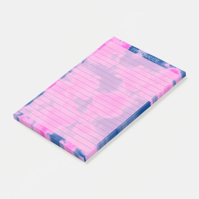 Post-it® Clouds roses mignons Post-it (Incliné)