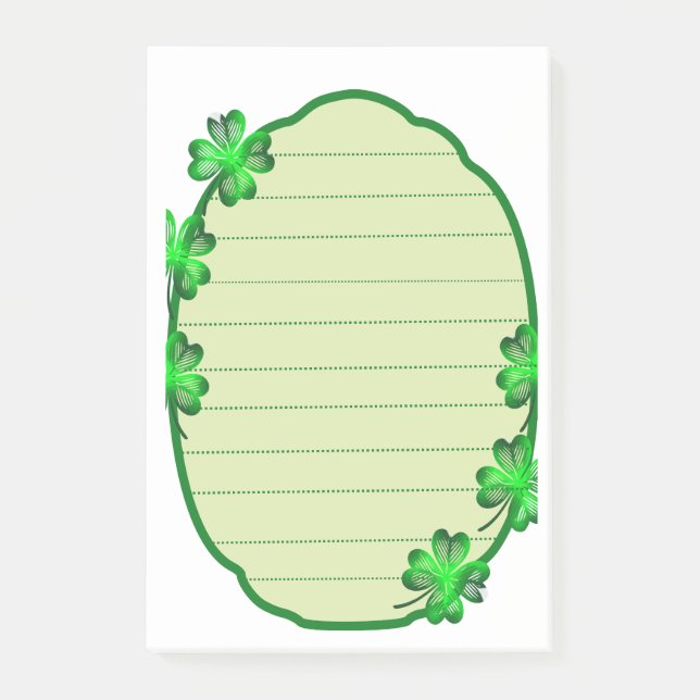 Post-it® Clover note (Devant)