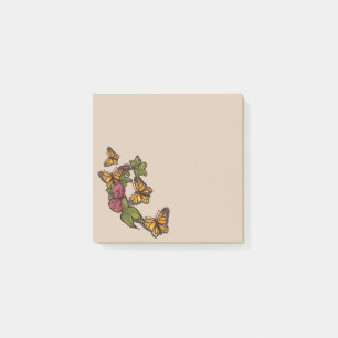 Post-it® Clover rouge papillon monarque
