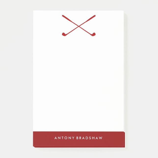 Post-it® Club de golf Red (Devant)
