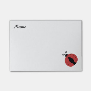 Post-it® Coccinelle moderne élégante personnalisée