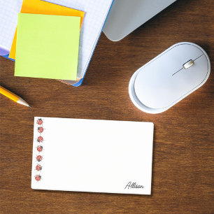 Post-it® Coccinelle Personnalisée Mignonne