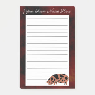 Post-it® Cochon personnalisé KuneKune