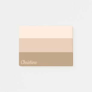 Post-it® Cocoa Brown Ombre triplé Personnalisé