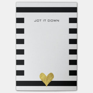 Post-it® Coeur de feuille d'or