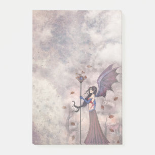 Post-it® Cœur de la fée vampire gothique d'automne