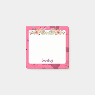 Post-it® Coeur de passion rose