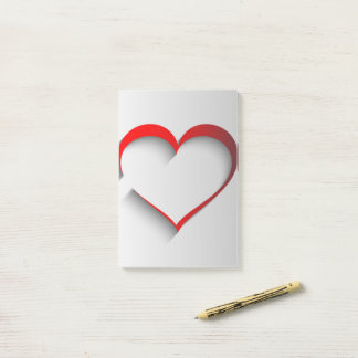 Post-it® Coeur déconnecté