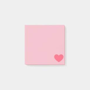 Post-it® Coeur Emoji Rose