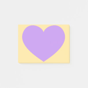 Post-it® Coeur pourpre