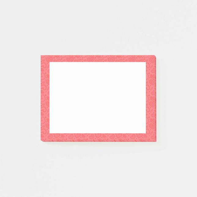 Post-it® Coeurs Cadre Publier des notes (Devant)
