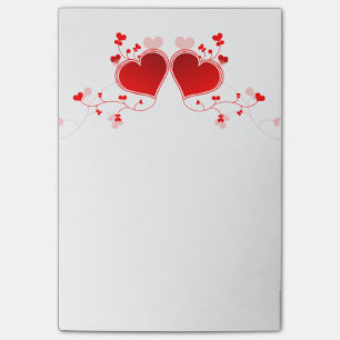 Post-it® Coeurs de Saint Valentin
