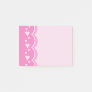 Post-it® Coeurs roses